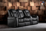 Valencia Tuscany Ultimate Luxury Heat & Ventilation Leather Home Theater Seating