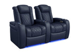 Valencia Tuscany Home Cinema Seating Row of 2 Navy Blue