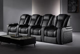 Valencia Tuscany Ultimate Luxury Heat & Ventilation Leather Home Theater Seating