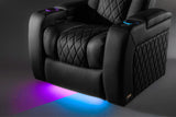 Valencia Tuscany Ultimate Luxury Heat & Ventilation Leather Home Theater Seating