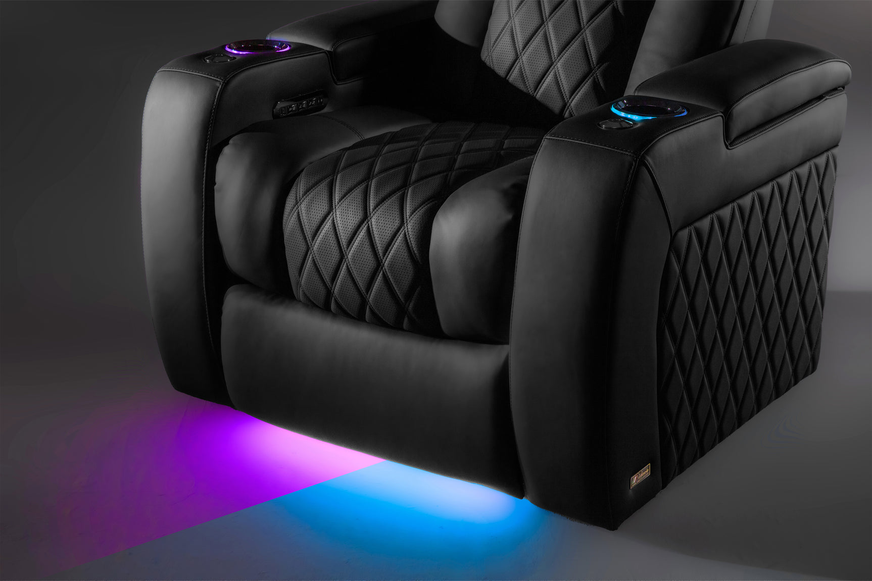 Valencia Tuscany Ultimate Luxury Heat & Ventilation Leather Home Theater Seating
