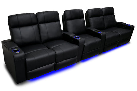 Valencia Piacenza Power Headrest Row of 5 Loveseat Center