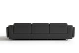 Valentina Leather Recliner Sectional Sofa