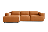 Valentina Leather Recliner Sectional Sofa