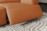 Valentina Leather Corner Recliner Sectional