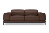 Valencia Valletta Top Grain Leather Wide Seats, Dark Brown