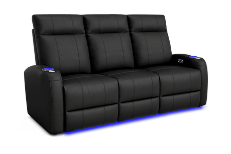 Valencia Syracuse Home Cinema Seating Set of 3 Black