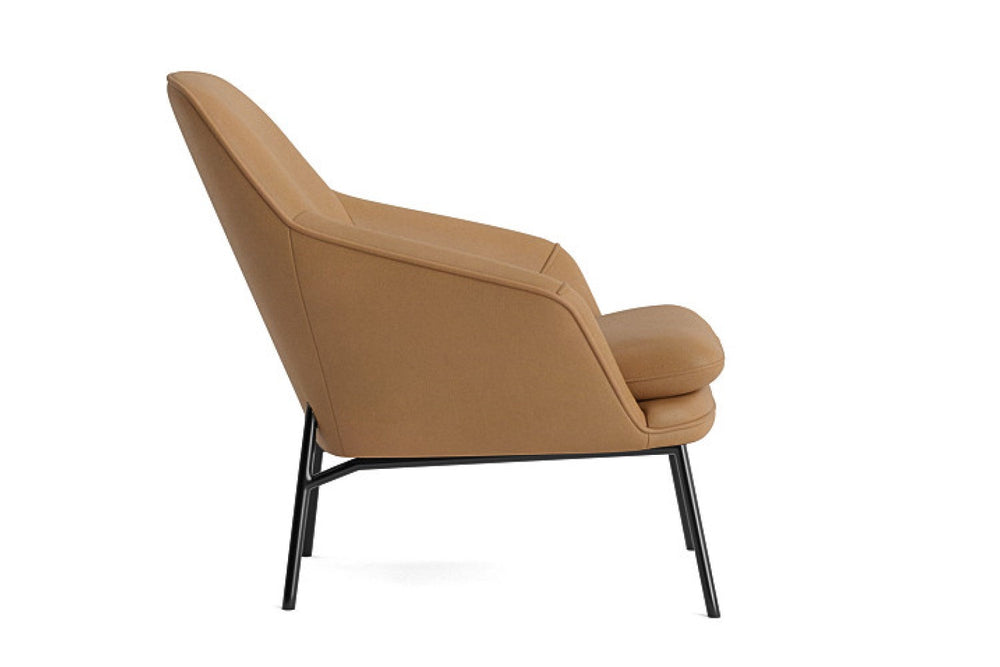 Valencia Wrenna Top Grain Leather Accent Chair, Tan Color