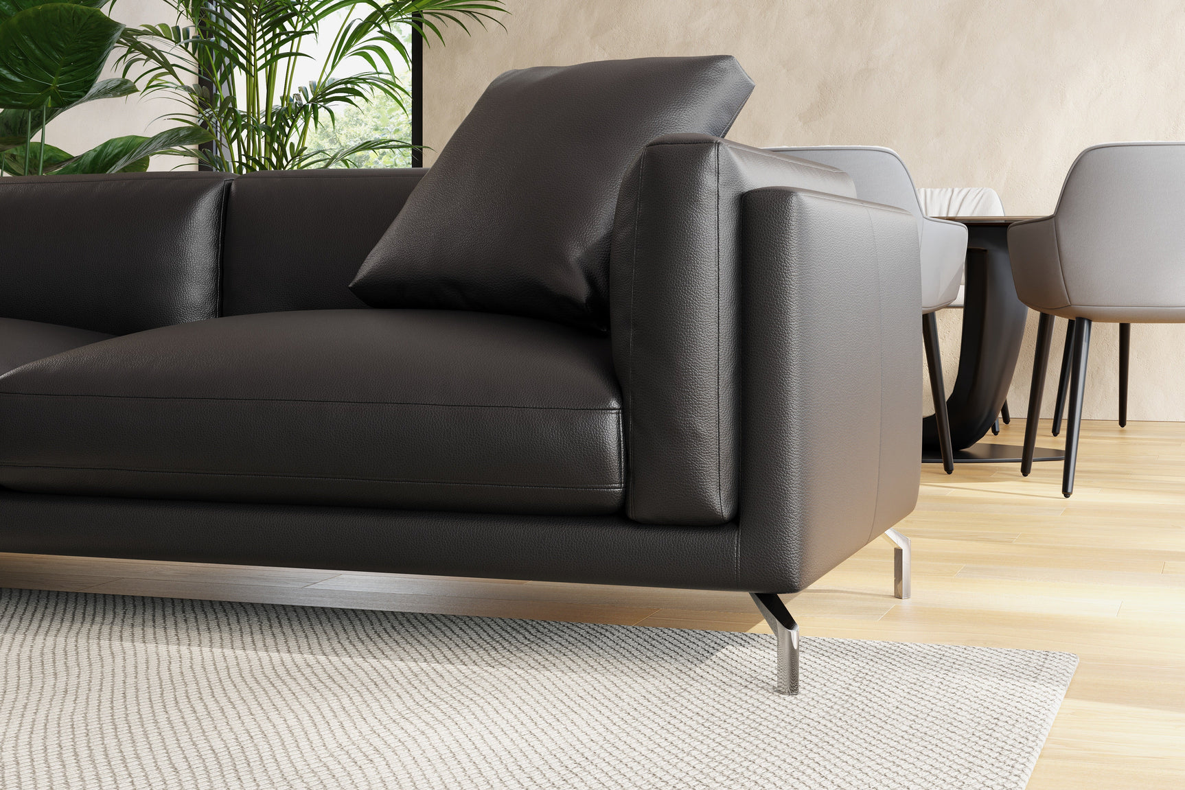Zadar Leather Sectional Sofa