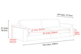 Zaira Leather Sofa
