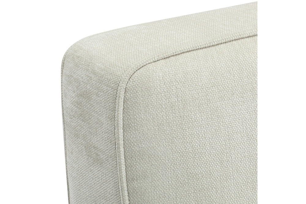 Valencia Fern Boucle Fabric Accent Chair, Pebble Color