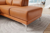 Pista Leather Reclining Sectional Sofa