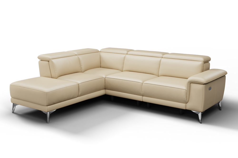 Leather sectionals top with power recliners