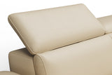 Pista Leather Reclining Sectional Sofa