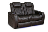 Valencia Tuscany XL Row of 2 Loveseat Dark Chocolate