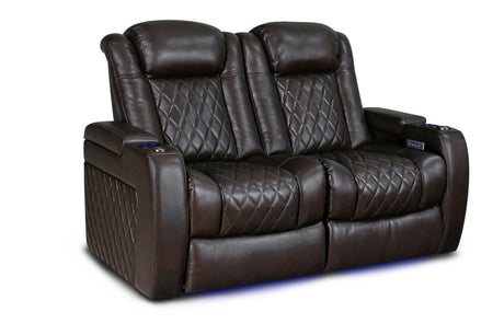 Valencia Tuscany XL Row of 2 Loveseat Dark Chocolate