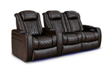 Valencia Tuscany XL Row of 3 Loveseat Right Dark Chocolate