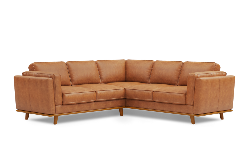 Cognac tan online sectional